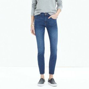 MADEWELL 9" High Rise Skinny Jeans Women's Sz. 28 Designer Dark Wash Jeans